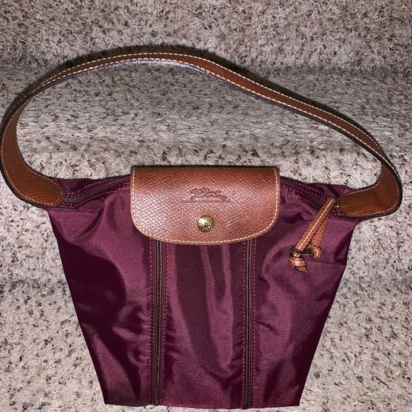 Longchamp Colorblock Expandable Le Pilage Bag - Picture 6 of 8